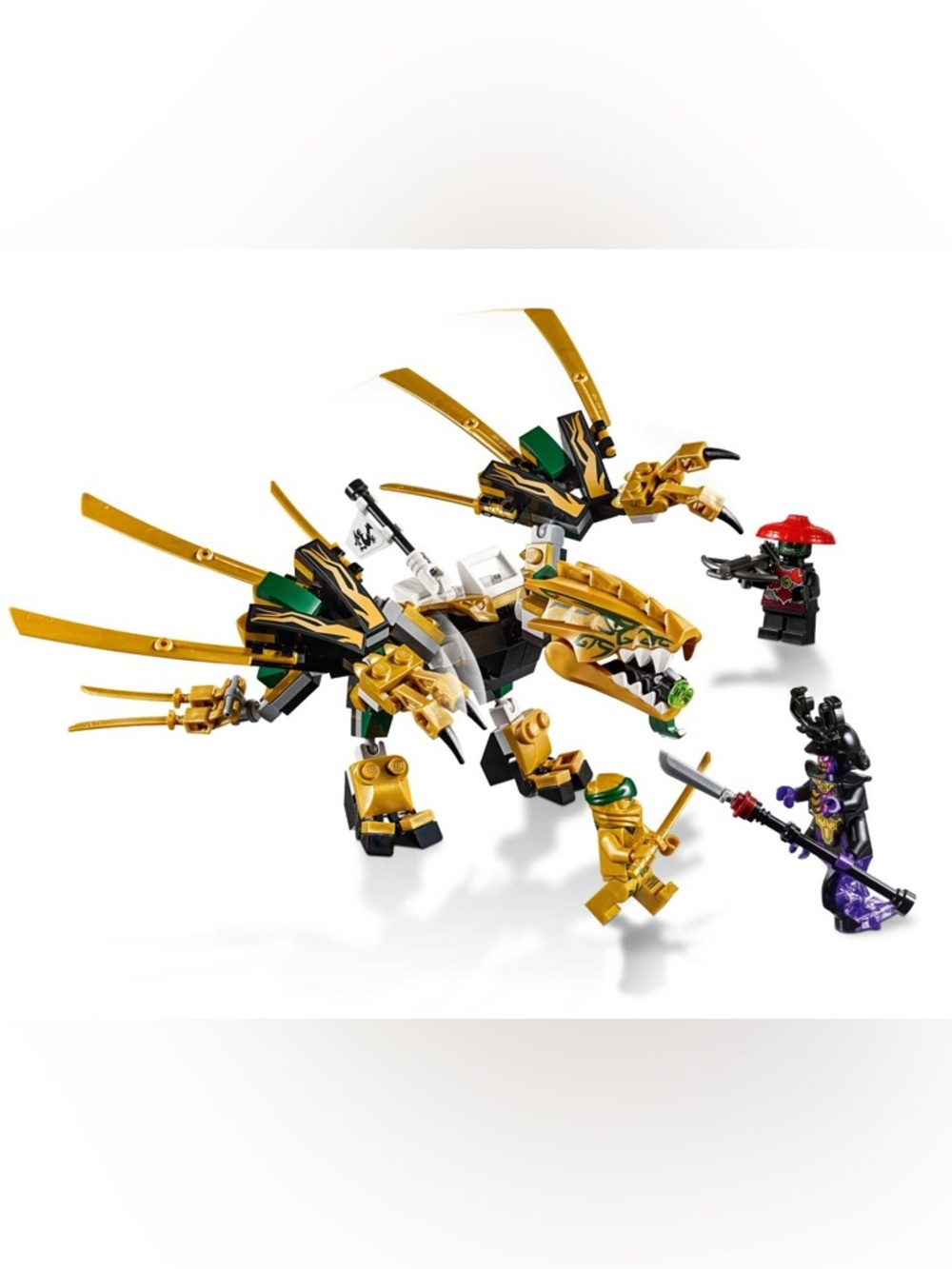 LEGO NINJAGO The Golden Dragon Set #70666 (Complete Retired Set)